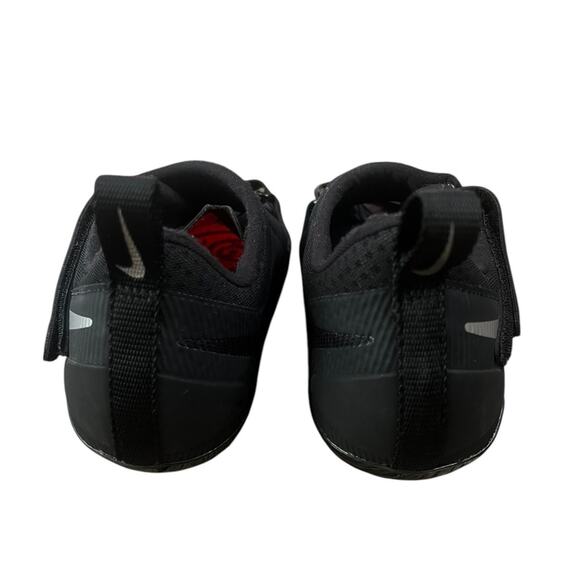 Nike Women’s SuperRep Cycle Black Hyper Crimson Shoes Cleats - Sz 8 - Picture 6 of 8